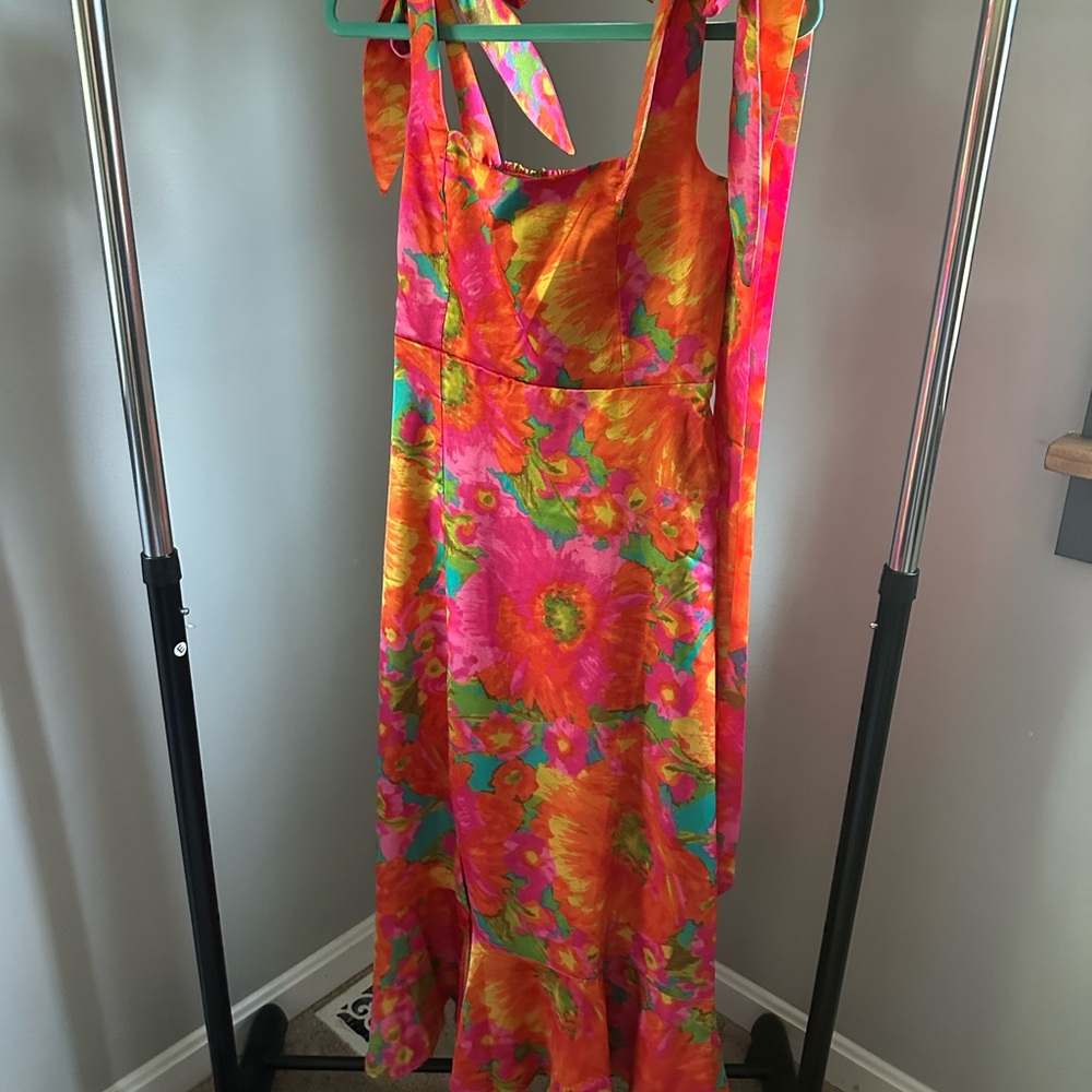 Mumu Vibrant Floral Women's Dress